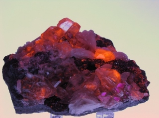 Cerussite, Baryte - Mibladen, Midel Moroccp